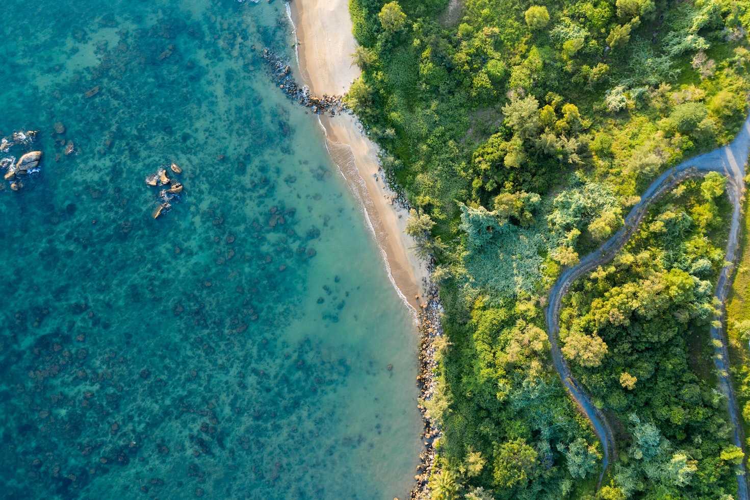 Vietnam beach and landscape